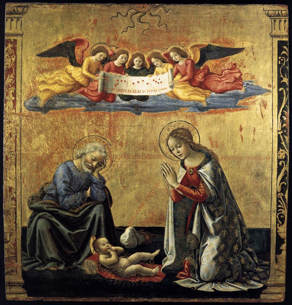 GHIRLANDAIO Domenico The Nativity c. 1492